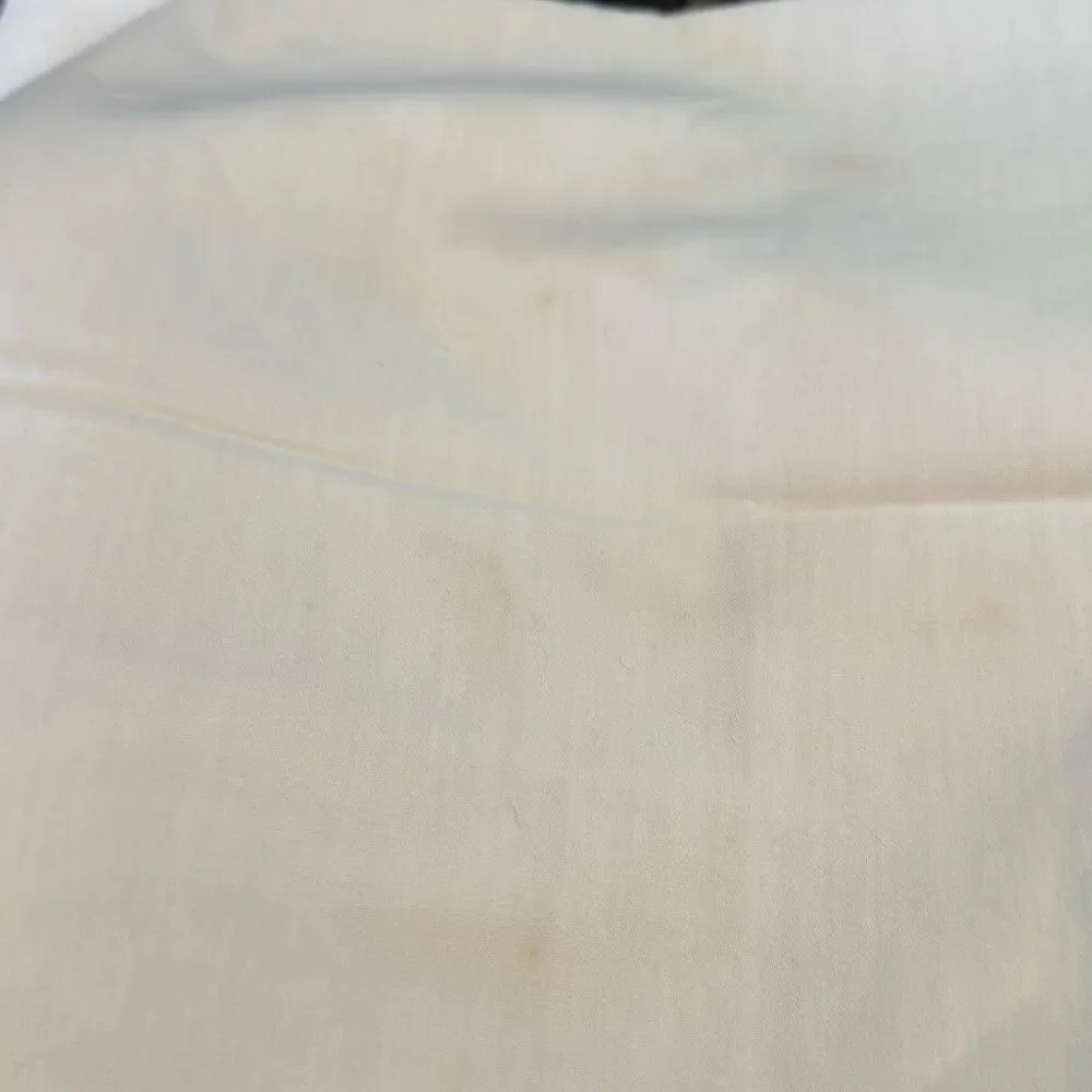 Vintage Beige Placemats with Lace Trim set of 8‎ and Tablecloth